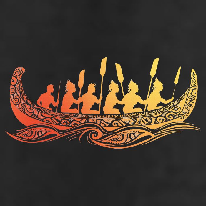 Tribal Hawaiian Outrigger Canoe Hawaiian Tribal Cool Comfort Performance Bucket Hat