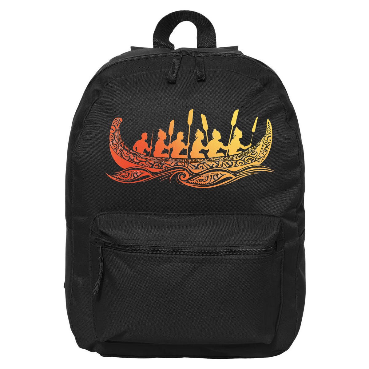 Tribal Hawaiian Outrigger Canoe Hawaiian Tribal 16 in Basic Backpack