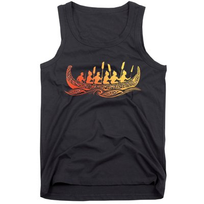 Tribal Hawaiian Outrigger Canoe Hawaiian Tribal Tank Top