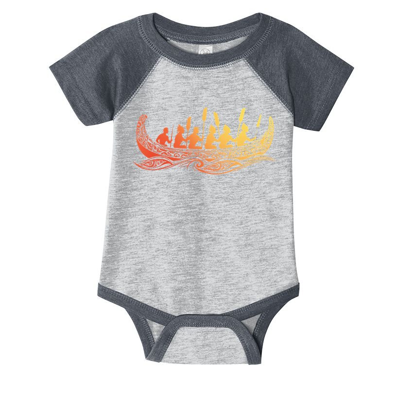 Tribal Hawaiian Outrigger Canoe Hawaiian Tribal Infant Baby Jersey Bodysuit