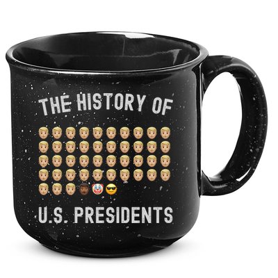 The History Of Presidents Tee Funny Politics Gift 15oz Campfire Ceramic Mug