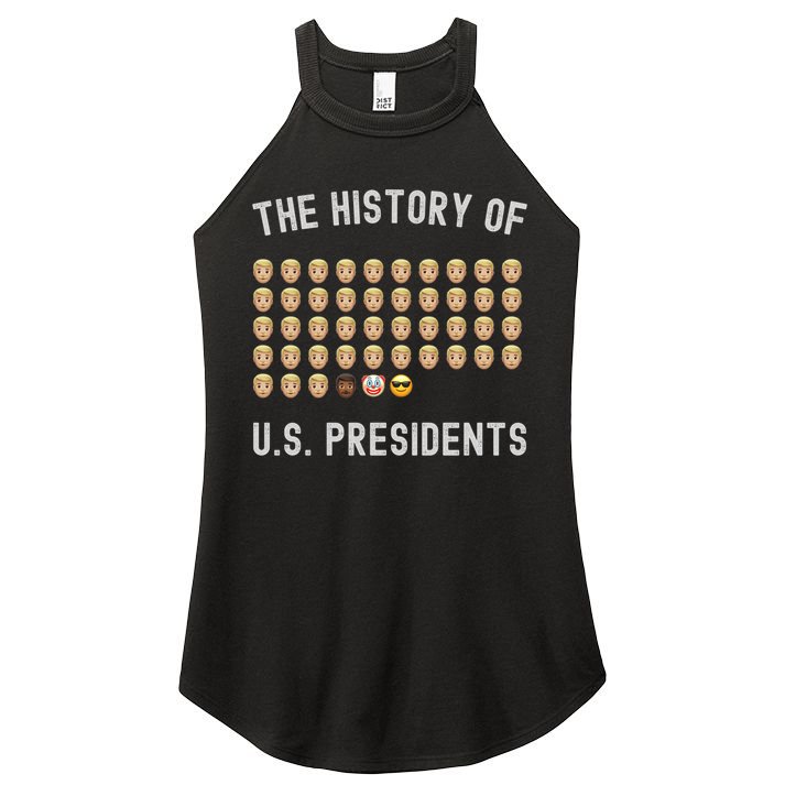 The History Of Presidents Tee Funny Politics Gift Women's Perfect Tri Rocker Tank