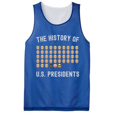 The History Of Presidents Tee Funny Politics Gift Mesh Reversible Basketball Jersey Tank