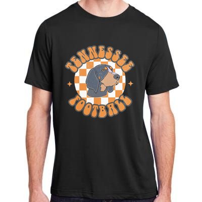 Tennessee Hound Orange White Vintage Dog Fan Game Adult ChromaSoft Performance T-Shirt