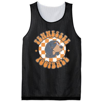 Tennessee Hound Orange White Vintage Dog Fan Game Mesh Reversible Basketball Jersey Tank