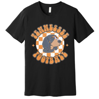 Tennessee Hound Orange White Vintage Dog Fan Game Premium T-Shirt