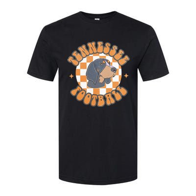 Tennessee Hound Orange White Vintage Dog Fan Game Softstyle CVC T-Shirt