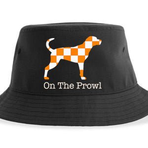 Tennessee Hound On The Prowl Vol Dog Knoxville Fan Game Gift Sustainable Bucket Hat