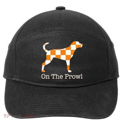 Tennessee Hound On The Prowl Vol Dog Knoxville Fan Game Gift 7-Panel Snapback Hat