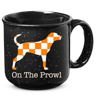 Tennessee Hound On The Prowl Vol Dog Knoxville Fan Game Gift 15oz Campfire Ceramic Mug