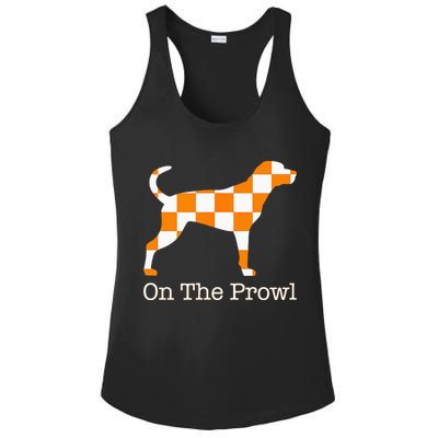 Tennessee Hound On The Prowl Vol Dog Knoxville Fan Game Gift Ladies PosiCharge Competitor Racerback Tank