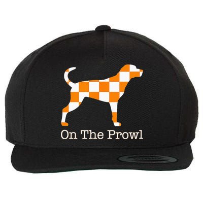 Tennessee Hound On The Prowl Vol Dog Knoxville Fan Game Gift Wool Snapback Cap