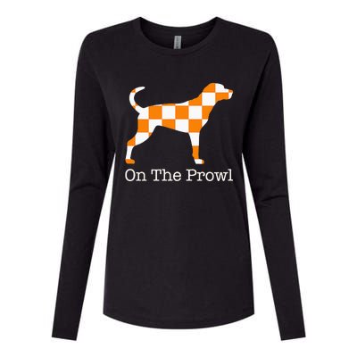 Tennessee Hound On The Prowl Vol Dog Knoxville Fan Game Gift Womens Cotton Relaxed Long Sleeve T-Shirt