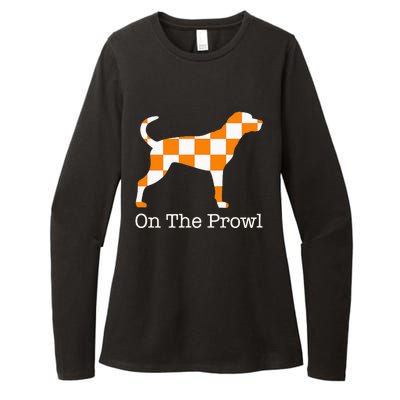 Tennessee Hound On The Prowl Vol Dog Knoxville Fan Game Gift Womens CVC Long Sleeve Shirt