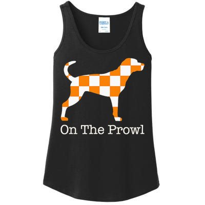 Tennessee Hound On The Prowl Vol Dog Knoxville Fan Game Gift Ladies Essential Tank