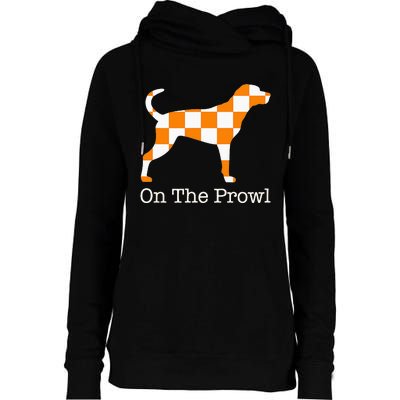 Tennessee Hound On The Prowl Vol Dog Knoxville Fan Game Gift Womens Funnel Neck Pullover Hood