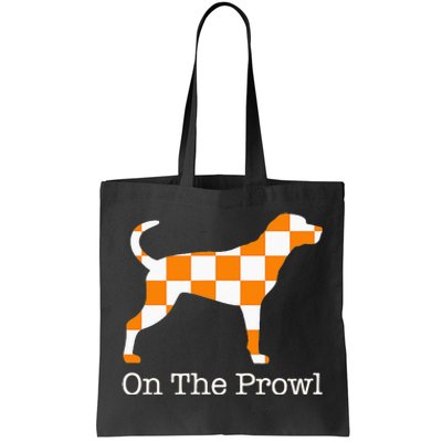 Tennessee Hound On The Prowl Vol Dog Knoxville Fan Game Gift Tote Bag