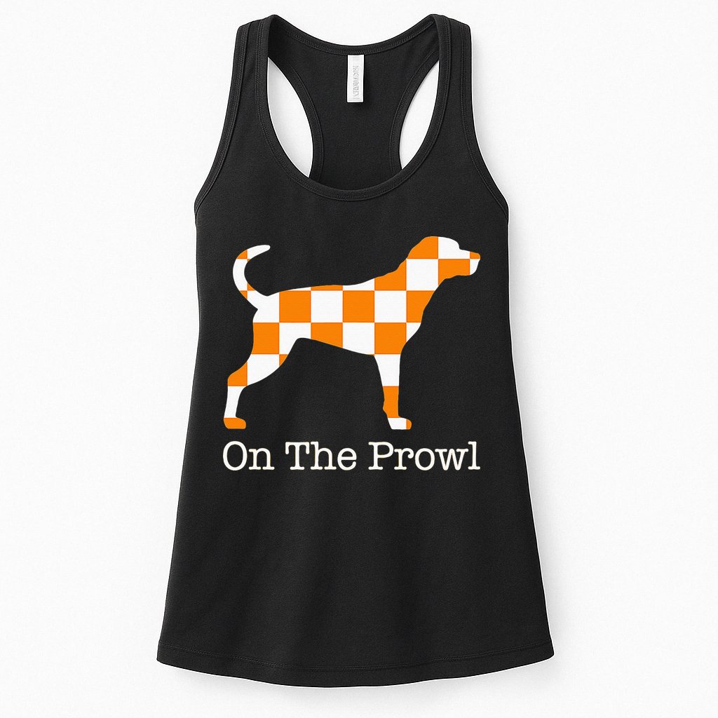 Tennessee Hound On The Prowl Vol Dog Knoxville Fan Game Gift Womens Tank Top