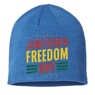 The History Of Junenth Afircan Freedom Day Junenth Sh Gift Sustainable Beanie