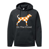 Tennessee Hound On The Prowl Vol Dog Knoxville Fan Game Gift Performance Fleece Hoodie