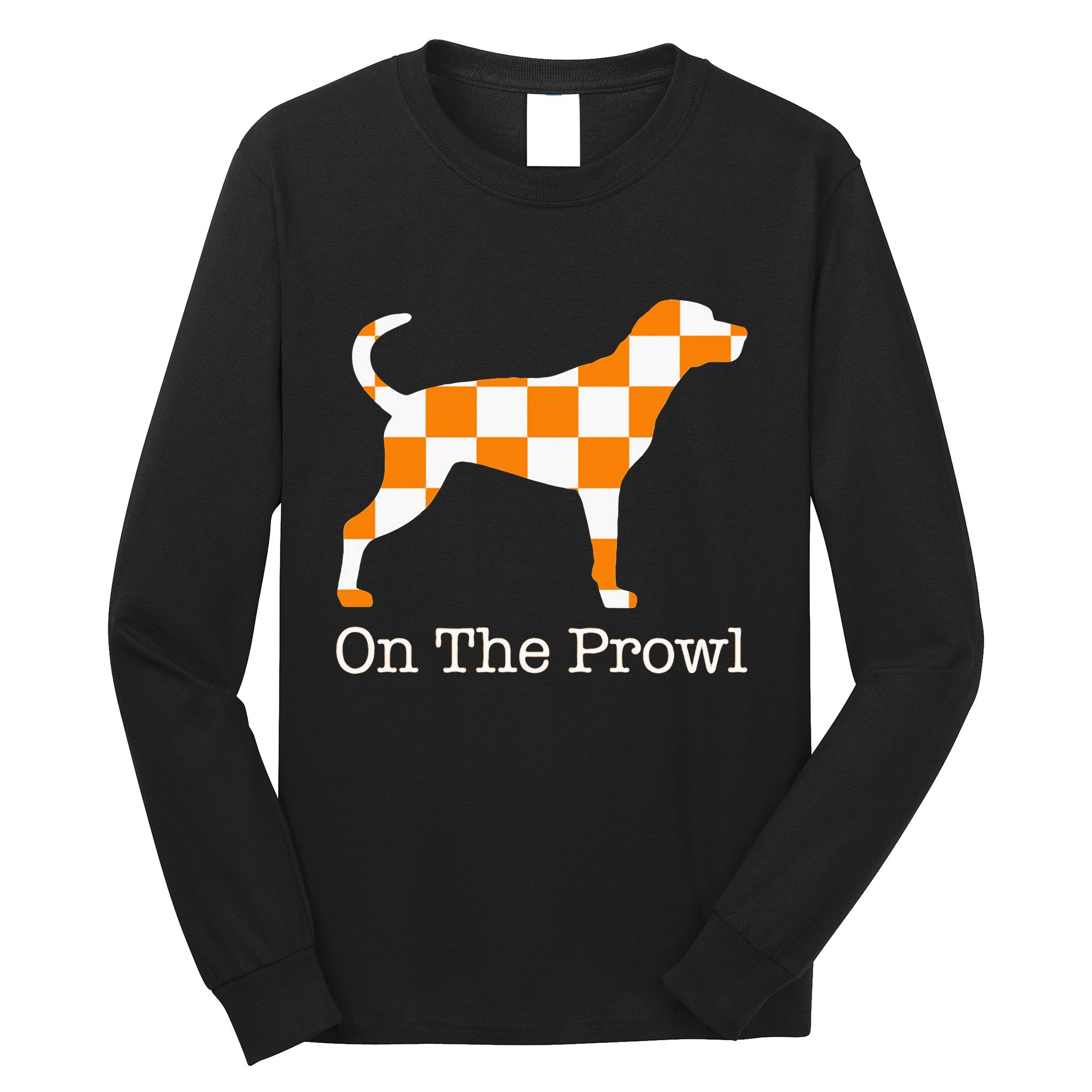 Tennessee Hound On The Prowl Vol Dog Knoxville Fan Game Gift Long Sleeve Shirt