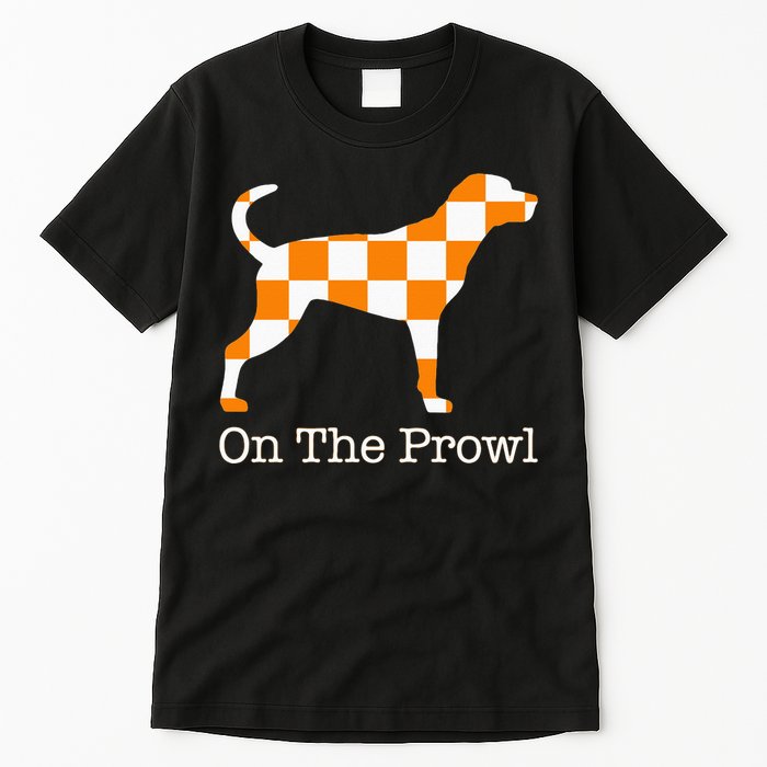 Tennessee Hound On The Prowl Vol Dog Knoxville Fan Game Gift Tall T-Shirt