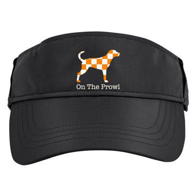 Tennessee Hound On The Prowl Vol Dog Knoxville Fan Game Gift Adult Drive Performance Visor