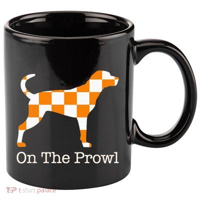 Tennessee Hound On The Prowl Vol Dog Knoxville Fan Game Gift 11oz C Handle Ceramic Mug