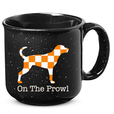 Tennessee Hound On The Prowl Vol Dog Knoxville Fan Game Gift 15oz Campfire Ceramic Mug