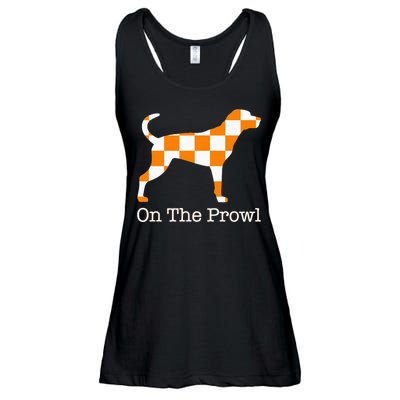 Tennessee Hound On The Prowl Vol Dog Knoxville Fan Game Gift Ladies Essential Flowy Tank