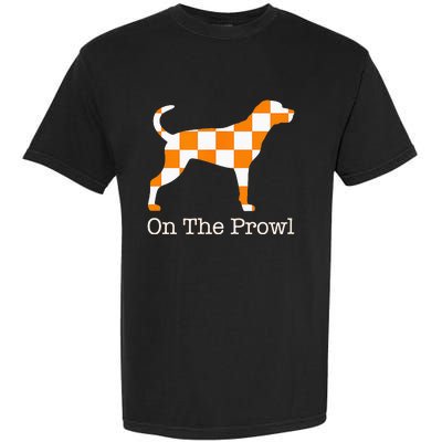 Tennessee Hound On The Prowl Vol Dog Knoxville Fan Game Gift Garment-Dyed Heavyweight T-Shirt