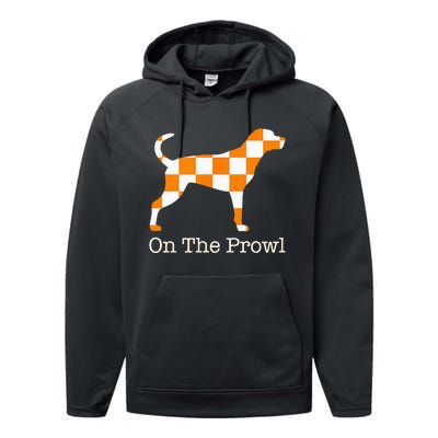 Tennessee Hound On The Prowl Vol Dog Knoxville Fan Game Gift Performance Fleece Hoodie