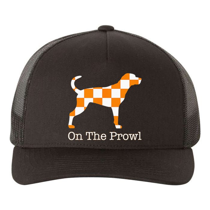 Tennessee Hound On The Prowl Vol Dog Knoxville Fan Game Gift Yupoong Adult 5-Panel Trucker Hat