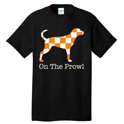 Tennessee Hound On The Prowl Vol Dog Knoxville Fan Game Gift Tall T-Shirt