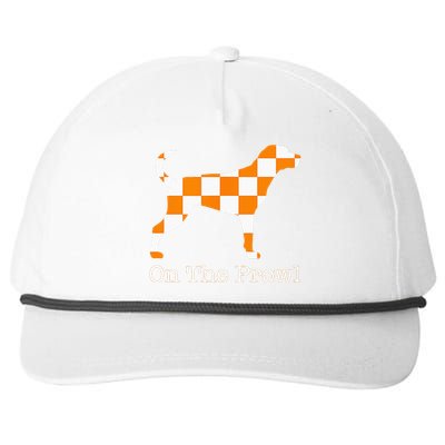 Tennessee Hound On The Prowl Vol Dog Knoxville Fan Game Gift Snapback Five-Panel Rope Hat