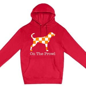 Tennessee Hound On The Prowl Vol Dog Knoxville Fan Game Gift Premium Pullover Hoodie