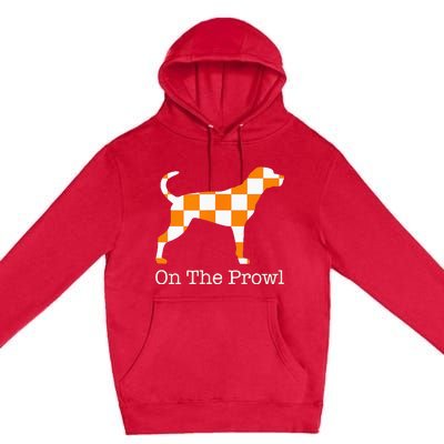 Tennessee Hound On The Prowl Vol Dog Knoxville Fan Game Gift Premium Pullover Hoodie