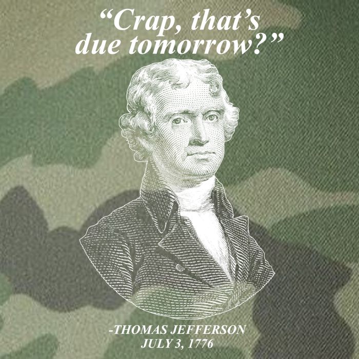 Thomas Jefferson Crap That's Due Tomorrow Legacy Tie Dye Trucker Hat