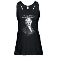 Thomas Jefferson Crap That's Due Tomorrow Ladies Essential Flowy Tank