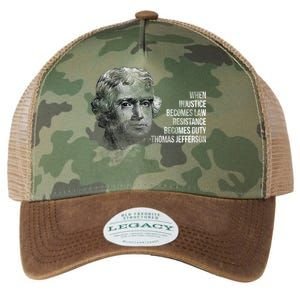 Thomas Jefferson Quote Legacy Tie Dye Trucker Hat