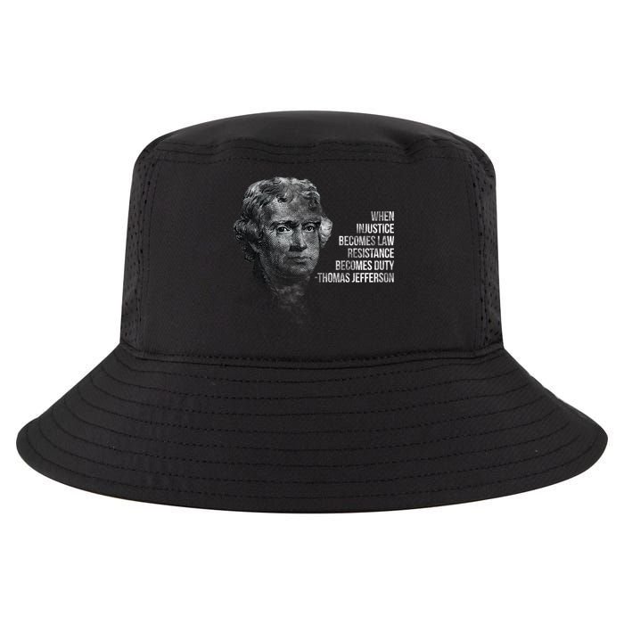 Thomas Jefferson Quote Cool Comfort Performance Bucket Hat