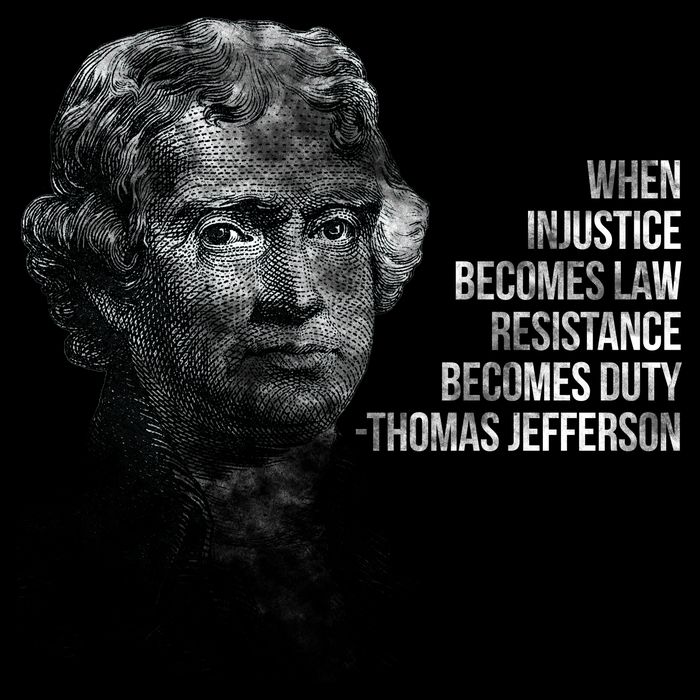 Thomas Jefferson Quote Tall T-Shirt