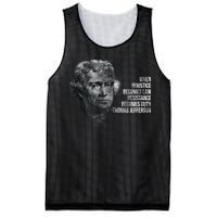 Thomas Jefferson Quote Mesh Reversible Basketball Jersey Tank