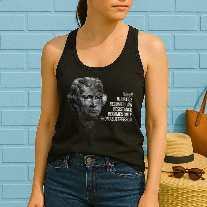 Thomas Jefferson Quote Womens Tank Top