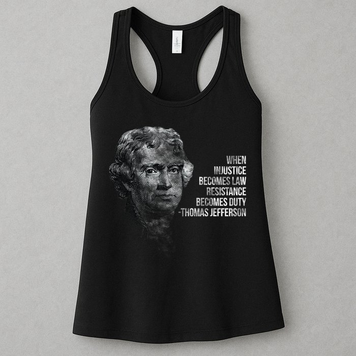 Thomas Jefferson Quote Womens Tank Top