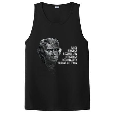 Thomas Jefferson Quote PosiCharge Competitor Tank