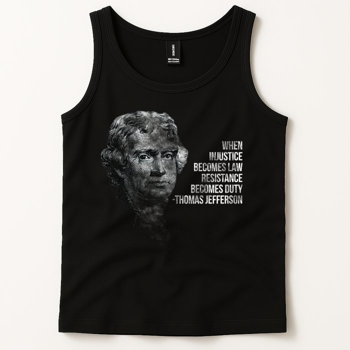 Thomas Jefferson Quote Tank Top