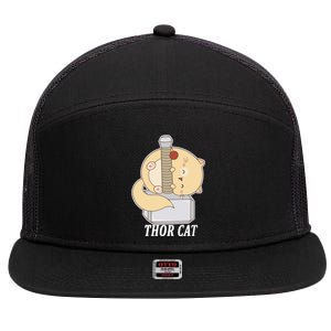 Thor Cat 7 Panel Mesh Trucker Snapback Hat