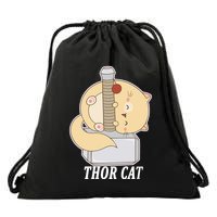 Thor Cat Drawstring Bag
