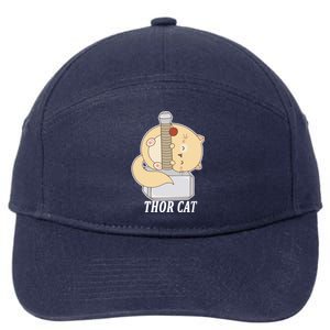 Thor Cat 7-Panel Snapback Hat